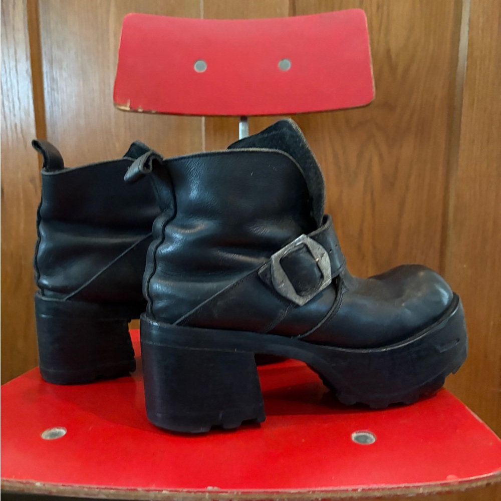 Black Platform Boots - image 4